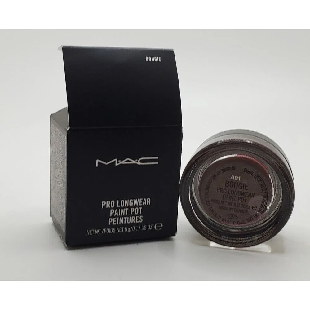 MAC BOUGIE Paint Pot Eye Shadow  ~  Red Brown Green Pearl ~ Pro Longwear NIB
